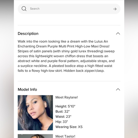 BNWT Lulus Enchanting Dream Multi-print High/Low Maxi dress L - Picture 13 of 16